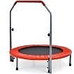 0033616103582 - Mini-Trampolin - ø101cm - faltbar - mit Stange - Rot 0033616103582 - Mini-Trampolin - ø101cm - faltbar - mit Stange - Rot