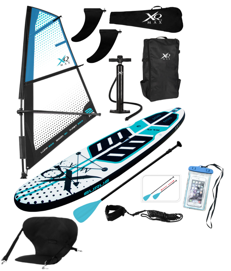 6095801738768 - XQ max Sup Board INKL Stuhl und GRATIS wasserfeste Handytasche - Extra fest - 305cm - Blau 6095801738768 - XQ max Sup Board INKL Stuhl und GRATIS wasserfeste Handytasche - Extra fest - 305cm - Blau
