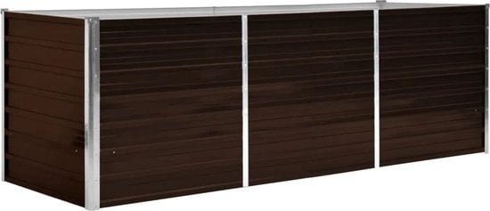 240 ZG günstig Kaufen-vidaXL - Pflanzgefäß - erhöht - 240x80x77 - cm - verzinkt - Stahl - braun. vidaXL - Pflanzgefäß - erhöht - 240x80x77 - cm - verzinkt - Stahl - braun <![CDATA[Dieser erhöhte Metall-Pflanzkübel ist eine gute Wahl für Heimwer