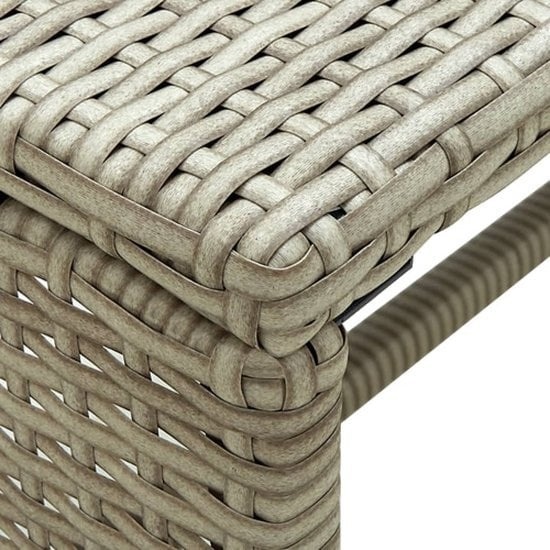 8719883754819 - Bonnevie - Couchtisch Beige 70×40×38 cm Poly Rattan vidaXL611111