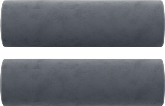 8720287188131 - vidaXL - Deko-Kissen - 2 - Stück - 15x50 - cm - Samt - dunkelgrau 8720287188131 - vidaXL - Deko-Kissen - 2 - Stück - 15x50 - cm - Samt - dunkelgrau