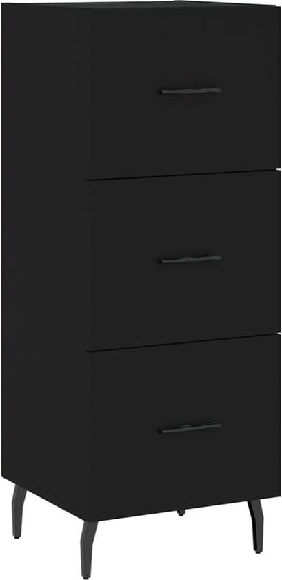 ge de günstig Kaufen-vidaXL - Sideboard - 34.5x34x90 - cm - handgefertigt - Holz - schwarz. vidaXL - Sideboard - 34.5x34x90 - cm - handgefertigt - Holz - schwarz <![CDATA[Dieses moderne Sideboard hat einen zeitlosen Look, der es zu einer perfekten Ergänzung für Ihr Zuhause 