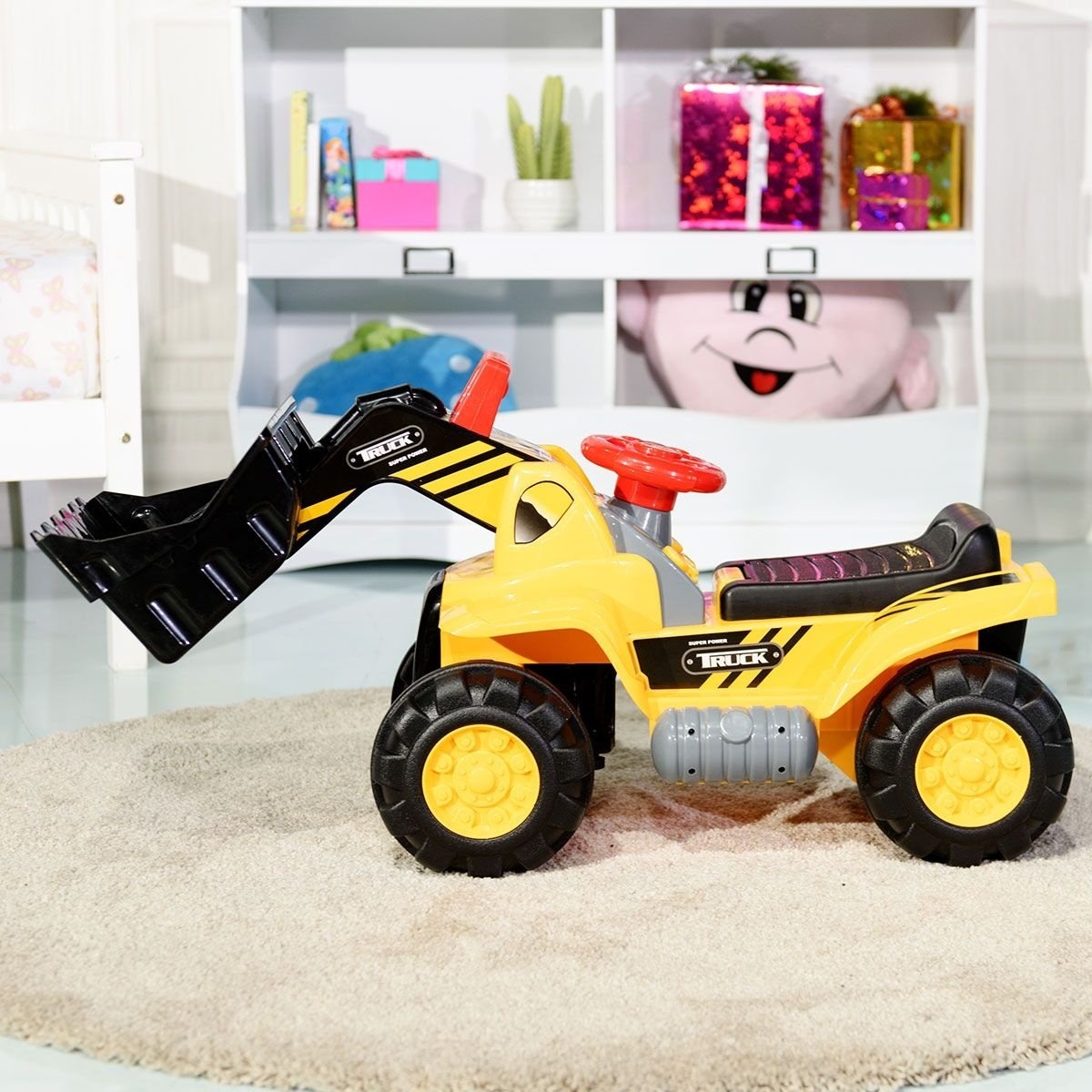 0796914902348 - Sitting Excavator Kinder Bagger Sand Bagger Brille gelb 84 x 45 x 30 cm 0796914902348 - Sitting Excavator Kinder Bagger Sand Bagger Brille gelb 84 x 45 x 30 cm