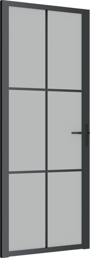 und Andere günstig Kaufen-vidaXL Innentür-83x201,5-cm-mattiertes-Glas-und-Aluminium-schwarz. vidaXL Innentür-83x201,5-cm-mattiertes-Glas-und-Aluminium-schwarz <![CDATA[Schaffen Sie mit dieser Tür einen eleganten Übergang von einem Raum zum anderen. * Starkes Material: 