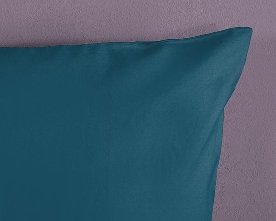 8717285169446 - HIP Uni Satin - Bettbezug - Lits-jumeaux - 240x200 220 cm + 2 Kopfkissenbezüge 60x70 cm - Petrol 8717285169446 - HIP Uni Satin - Bettbezug - Lits-jumeaux - 240x200 220 cm + 2 Kopfkissenbezüge 60x70 cm - Petrol