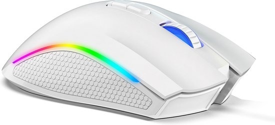 8720618580153 - Garpex® Silent Wireless Mouse - Gaming-Maus - Computermaus - Kabellose Maus - Mit LED-Beleuchtung - Wiederaufladbar - Weiß 8720618580153 - Garpex® Silent Wireless Mouse - Gaming-Maus - Computermaus - Kabellose Maus - Mit LED-Beleuchtung - Wiederaufladbar - Weiß