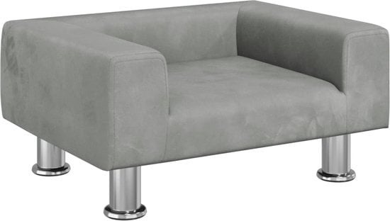 8720287219095 - vidaXL - Hundekorb - 50x40x265 - cm - Samt - hellgrau 8720287219095 - vidaXL - Hundekorb - 50x40x265 - cm - Samt - hellgrau