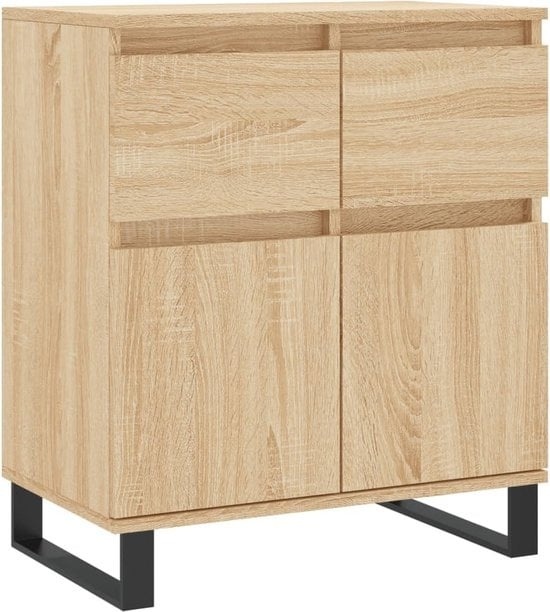 8720845873547 - vidaXL - Sideboard - 60x35x70 - cm - handgefertigt - Holz - sonoma - eichefarben 8720845873547 - vidaXL - Sideboard - 60x35x70 - cm - handgefertigt - Holz - sonoma - eichefarben