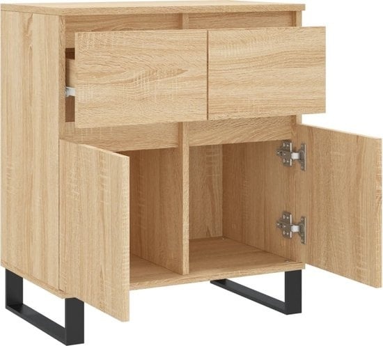 8720845873547 - vidaXL - Sideboard - 60x35x70 - cm - handgefertigt - Holz - sonoma - eichefarben 8720845873547 - vidaXL - Sideboard - 60x35x70 - cm - handgefertigt - Holz - sonoma - eichefarben