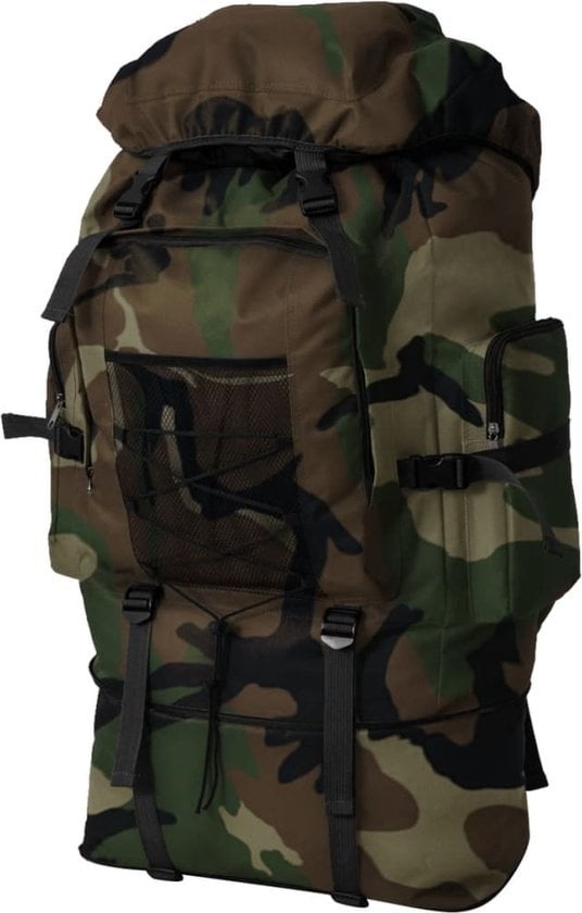 8718475973386 - vidaXL - Rucksack - Armee-Stil - XXL - 100 - L - Camouflage 8718475973386 - vidaXL - Rucksack - Armee-Stil - XXL - 100 - L - Camouflage