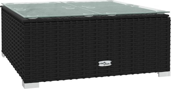 8720286697818 - vidaXL 3-tlg Garten-Lounge-Set mit Auflagen Schwarz Poly Rattan 8720286697818 - vidaXL 3-tlg Garten-Lounge-Set mit Auflagen Schwarz Poly Rattan