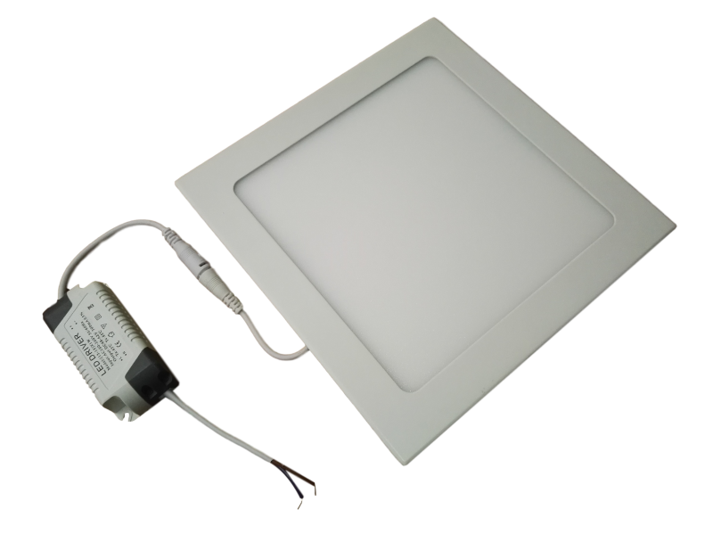 LED downlight vierkant | 200 x 200mm | 15 Watt warmwit | 3000K | inbouw