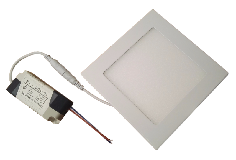 LED downlight vierkant | 150 x 150mm | 9 Watt daglichtwit | 6500K | inbouw