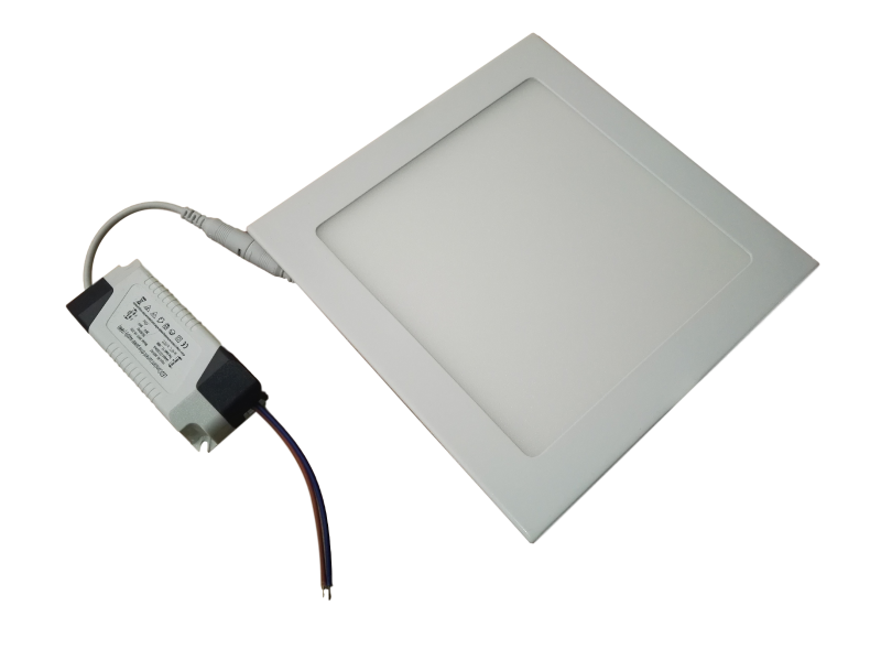 LED downlight vierkant | 225 x 225mm | 18 Watt daglichtwit | 6500K | inbouw