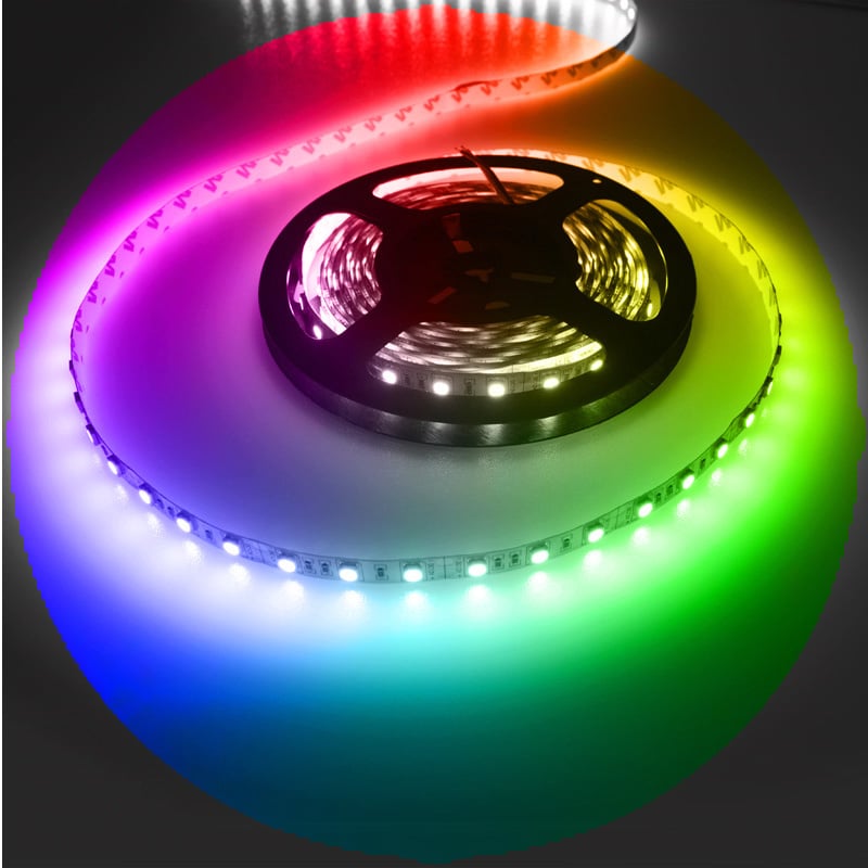 beoefenaar houd er rekening mee dat Zegevieren RGB dimbare LED strip van 4 meter | 14,4 W | voor binnen IP20