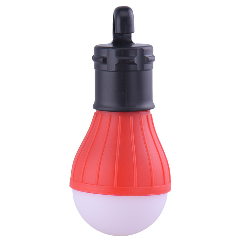 LED tentlamp | camping LEDlamp op batterij | 3 standen | rood