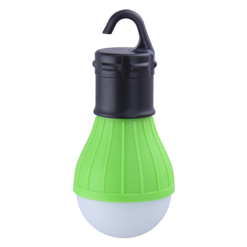 LED tentlamp | camping LEDlamp op batterij | 3 standen | groen