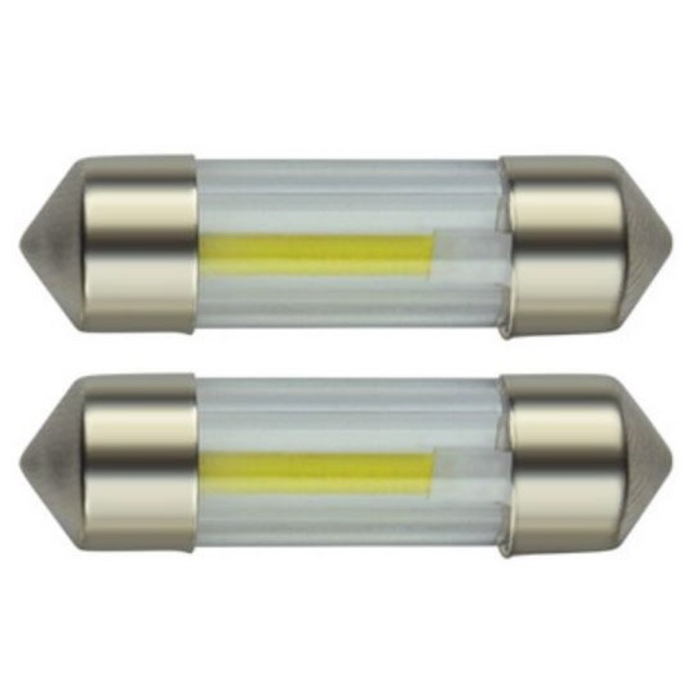 moederlijk blijven schoonmaken C5W autolamp 2 stuks | LED festoon 31mm | COB daglichtwit 6500K | 24 Volt -  2 Watt