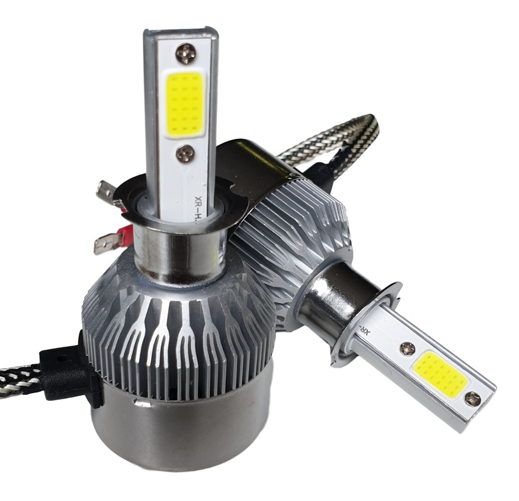 H3 mistlamp set | 2x LED COB daglichtwit 6000K | 8-48V