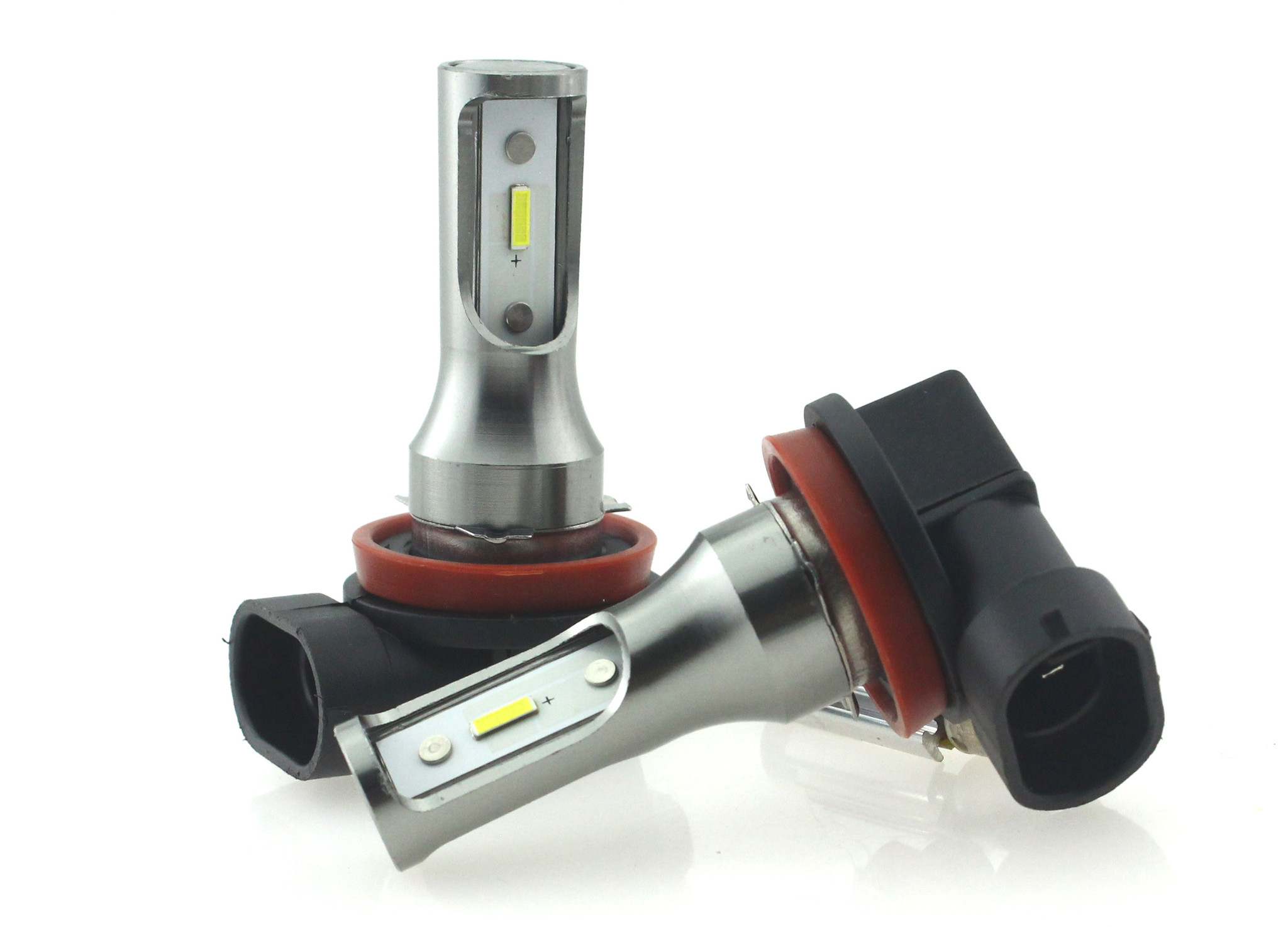 H11 koplamp set | 2x 2-SMD LED daglichtwit 6000K | 12V DC