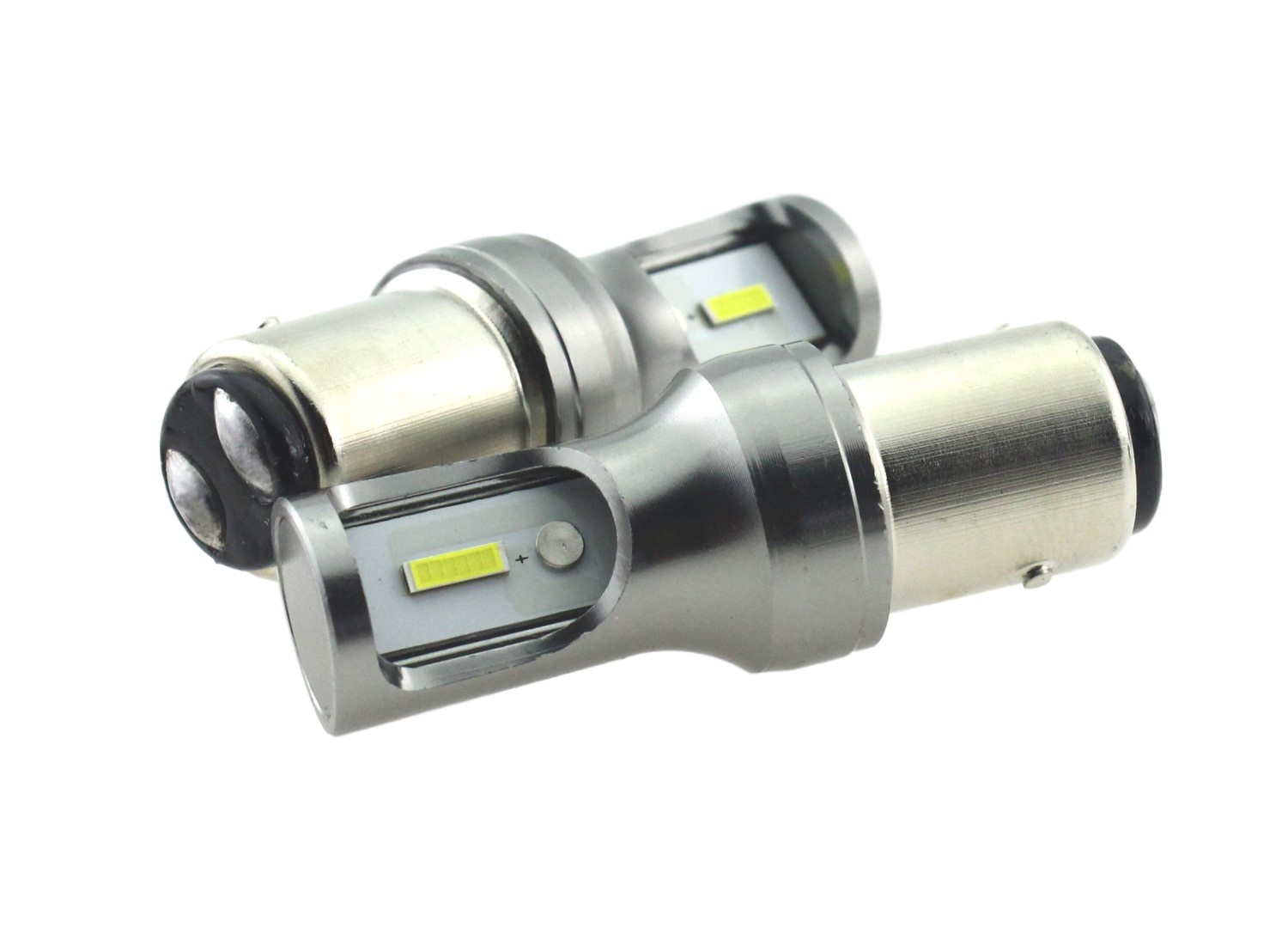 BAY15D - 1157 - LEDlamp set | 2x 2-SMD LED daglichtwit 6000K | 12V DC