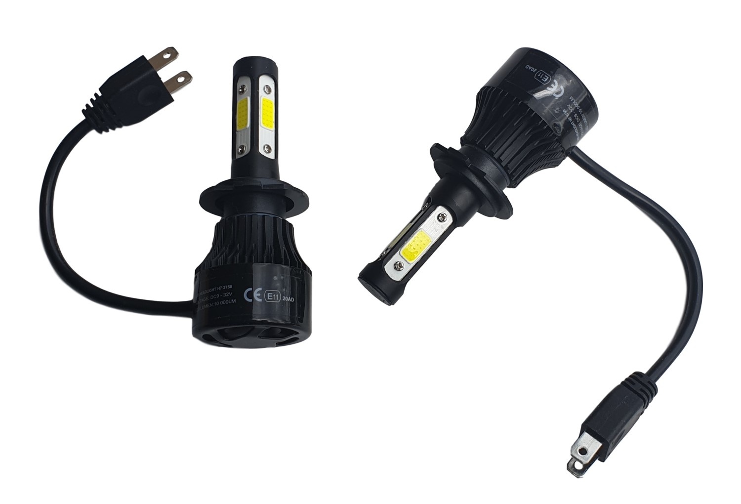 H7 koplamp set | 2x LED COB daglichtwit 6500K - 2 x 10000 Lumen | 2x40W 9-32V