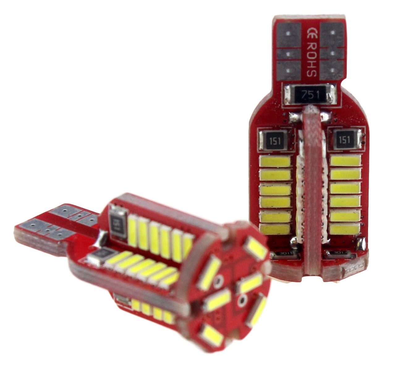 T15 W16W set | autoverlichting LED 2 stuks | 54-SMD daglichtwit 6000K - 470 Lumen | CAN-BUS 12V DC - 2.76 Watt