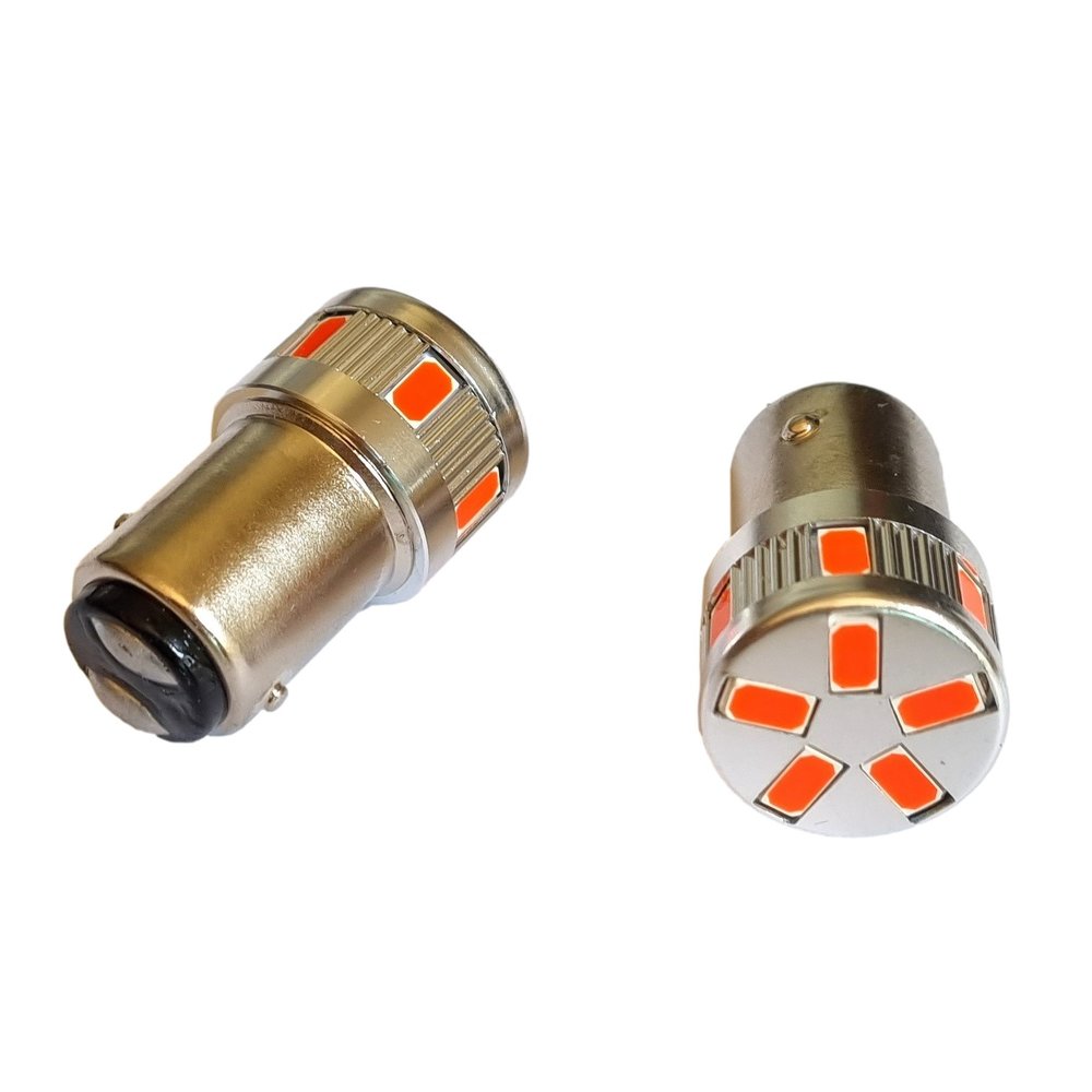 Sell 2P WHITE 1157 BAY15D 68 3528 SMD LED FRONT SIDE MARKER LIGHT BULBS 1016 1034 CC In Walnut - Foto 4