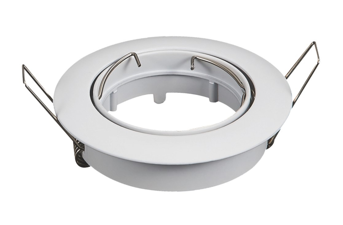 Inbouwframe Ø 82 mm | kantelbare inbouwspot wit | boorgat Ø 74 mm