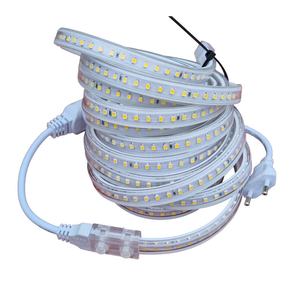 Lichtslang 3000K - 10 | 230V 120 LED's/m - IP65