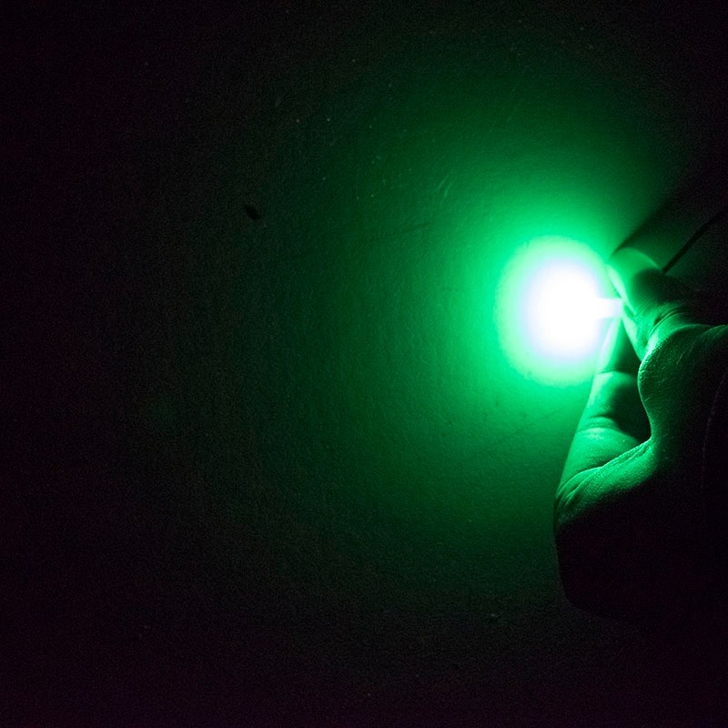 T5 autolamp 5 stuks | dashbordverlichting | kleur groen | LED 12V DC