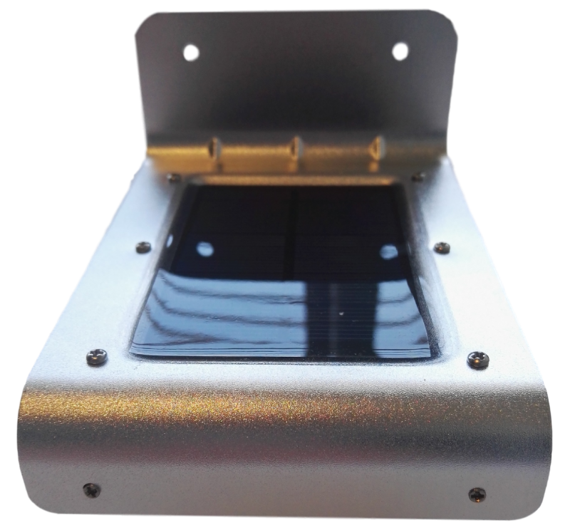 LED buitenlamp | solar LED muurlamp | dagnacht en bewegingssensor | koelwit 5000K | waterdicht IP65
