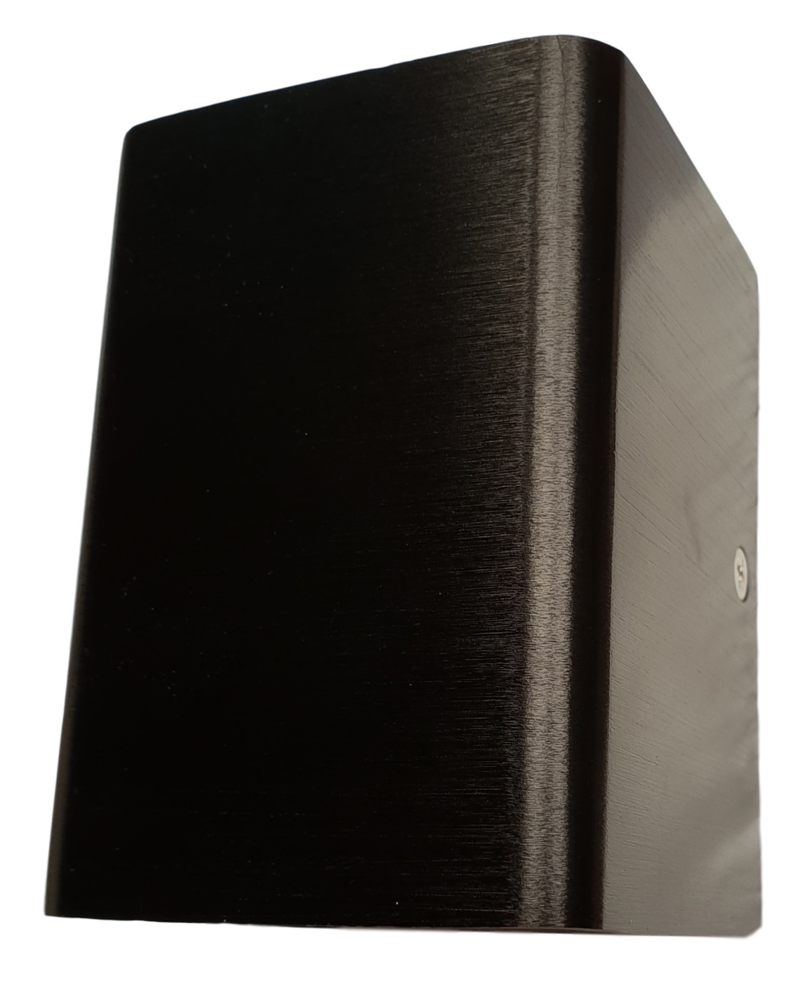 LED lampen | wandspot 2-zijdig sfeerlicht | 3W 3000K | 7 x 10cm zwart geborsteld