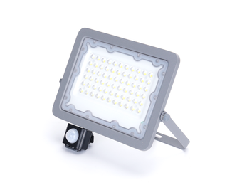 Integreren minimum Voorkeursbehandeling Buitenlamp grijs | LED 50W=450W schijnwerper | IR sensor - daglichtwit
