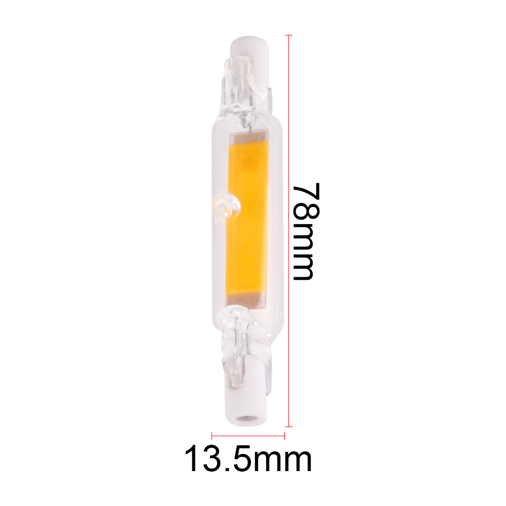 R7s staaflamp koelwit 4000K | 78x14mm | LED 4W=40W halogeenlicht - 400 Lumen
