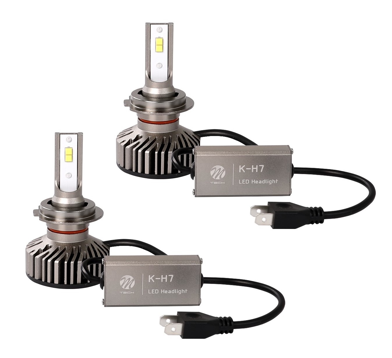 H7 koplamp set - CAN-BUS - daglichtwit 5700K - 40 Watt & 5200 Lm/stuk | 12VDC - actieve koeling