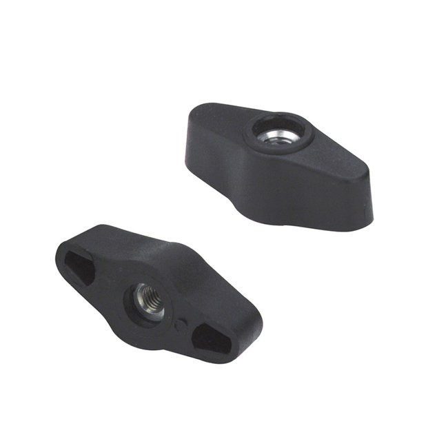 Vleugelmoer kunststof (2st.)