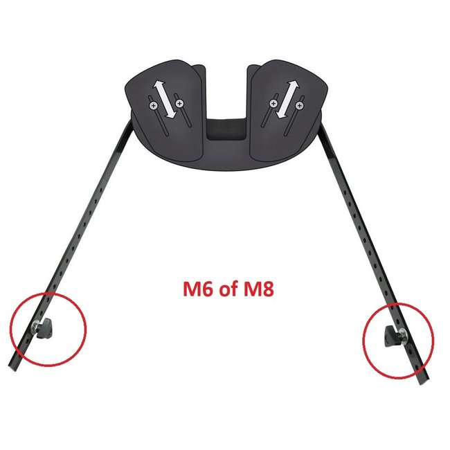 Vleugelmoer kunststof (2st.)