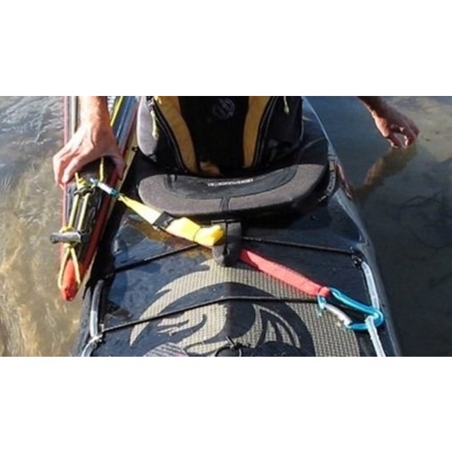 Whetman Sea-Contact lijn Argon, incl. karabiners