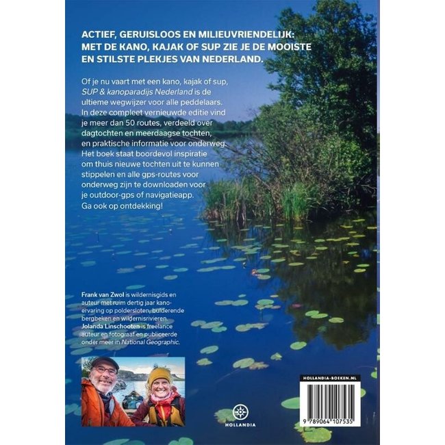 SUP & Kano Paradijs Nederland, 50 routes, Frank van Zwol & Jolanda Linschooten