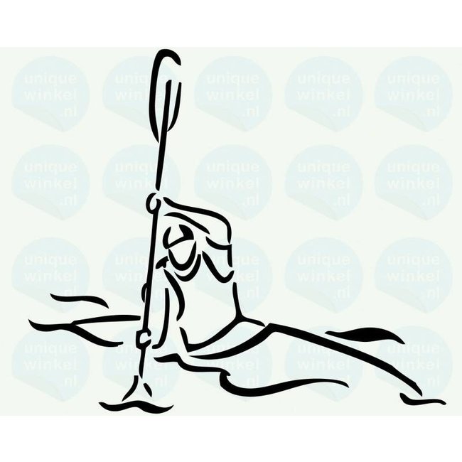 Sticker Slalom, 15x12 cm.