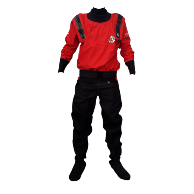 JustSurf Hydro Redline drysuit, U-zip