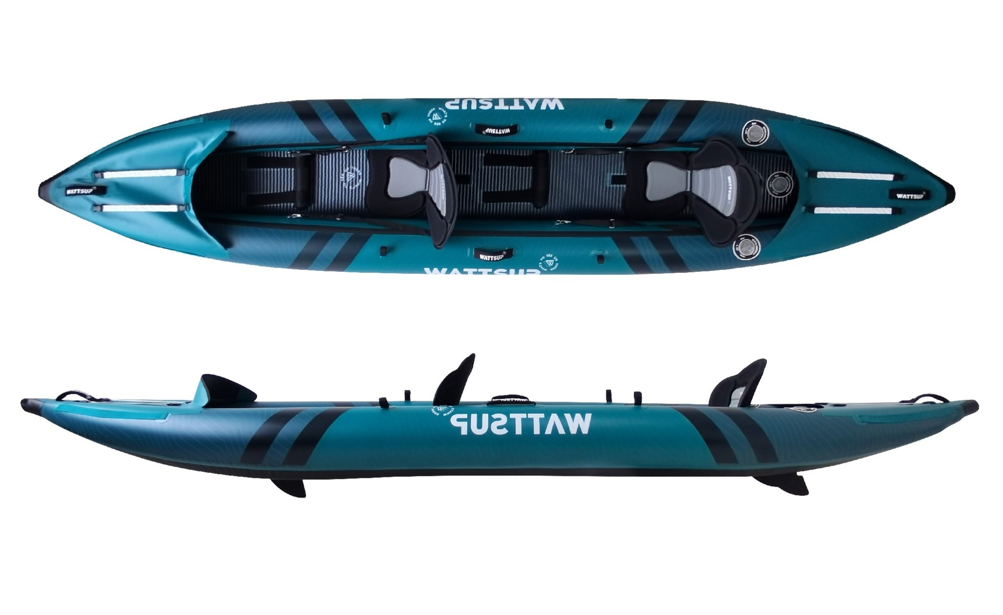 Wattsup Cod Tandem 410, Dropstitch bodem - Kanocentrum Arjan Bloem