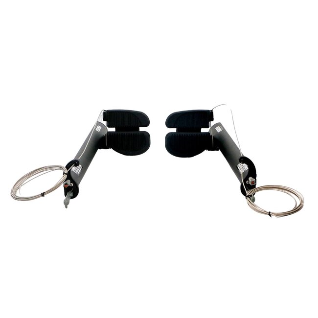 Nelo Pedaalvoetsteunen, Smart Track Toe Foot control, p.p.