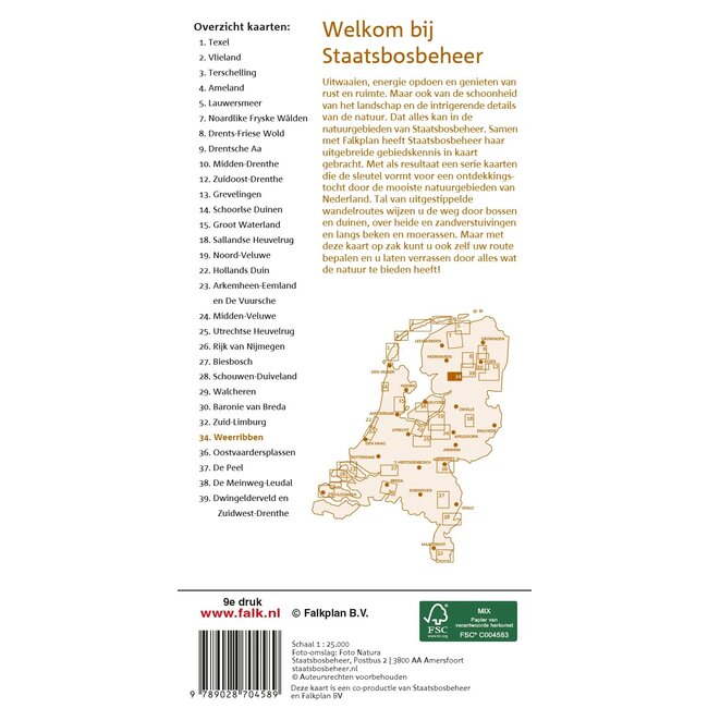Falk Kaart Weerribben 34