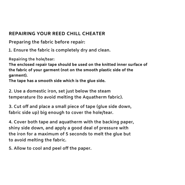 Reed Kit 10, Aquatherm Reparatieset