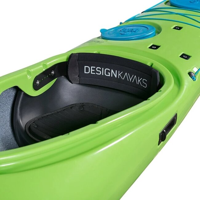 Design Kayaks Rugband met kunststof band, Design