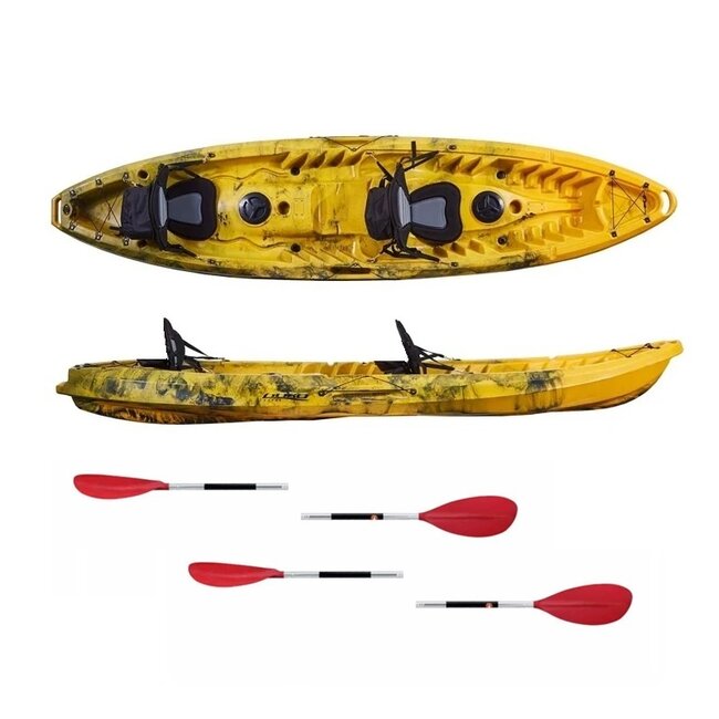 Sunshine 370 Tandem, incl.  luxe zit/rugsteunen & peddels