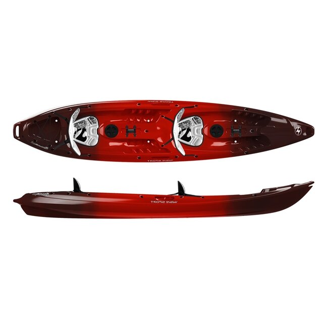 Wave Sport Scooter XT Tandem 385, incl. zit/rugsteunen