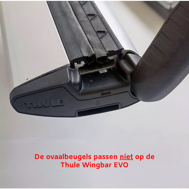 Eckla Ovaalbeugels standaard, profielmontage, per set